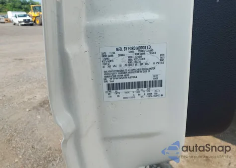 2007 Ford F-150 Fx4/Lariat/Xlt из США, поврежденный, VIN 1FTPW14V07FA37064